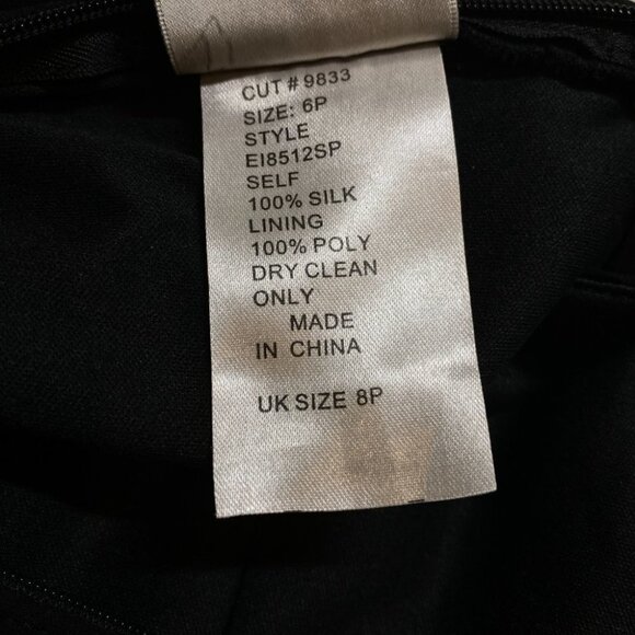 Tadashi Black Lace Halter Tiered Dress $395 - Picture 9 of 9